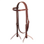Weaver Leather 5/8'' Latigo B/Band Headstall, Burgundy - Hooves and Paws