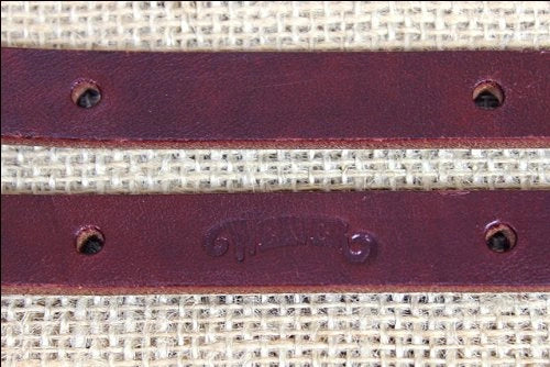 Weaver Leather Doubled & Stitched Hermann Oak Russet Harness Leather Reins with Latigo Liner - 1/2" x 8'