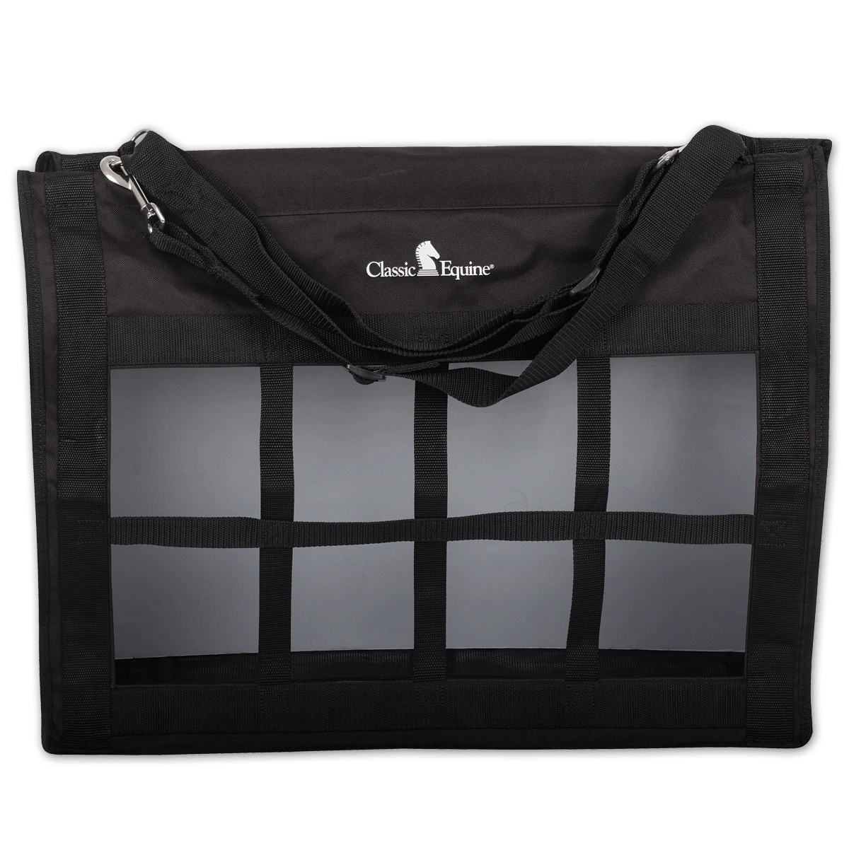 Classic Equine Western Horse Topload Hay Bag Heavy Duty Tote - Hooves and Paws