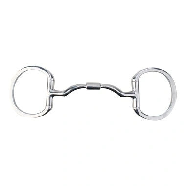 Myler Eggbutt Snaffle Without Hooks With Wide Ported Barrel 5 1/2 Inch Mouth Mb 33wl - Hooves and Paws