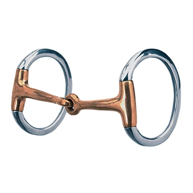 Weaver Leather Stainless Steel 4 1/2'' Copper Mth Eggbut Snfl - Hooves and Paws