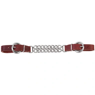 Weaver Leather Curb,Ll Double Flat Link - Hooves and Paws