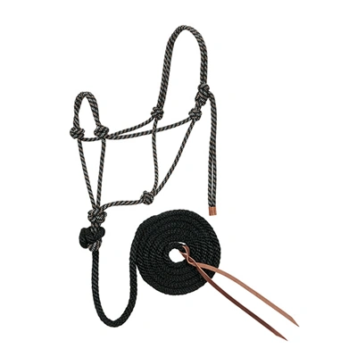 Weaver Leather Rope Halter with 10' Lead - No-Break Design