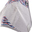 Gray protective vest with colorful pattern on a white background
