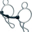 Weaver Leather Stainless Steel Gag Bit - 5" Sweet Iron Mouthpiece - 7.5" Cheeks