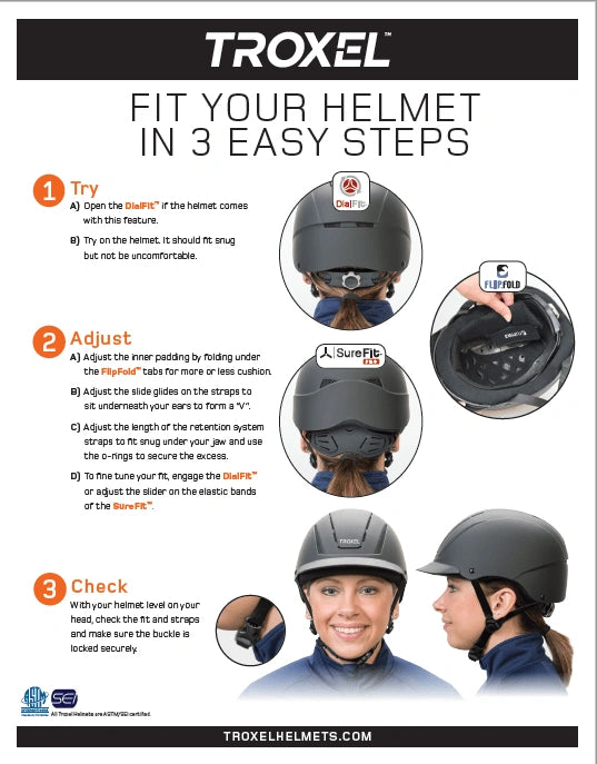 Troxel Low Profile Western Safety Riding Helmet Spirit - Hooves and Paws