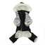Doggie Design Lined Water Repellent Black and Grey Ruffin It Snow Suit Warm Outdoor Jacket - Hooves and Paws