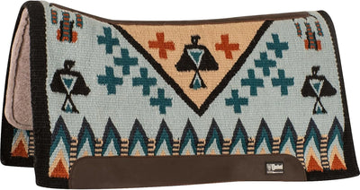 Cashel Blanket Top Felt Saddle Pad 34x38 - Comfortable Western Riding