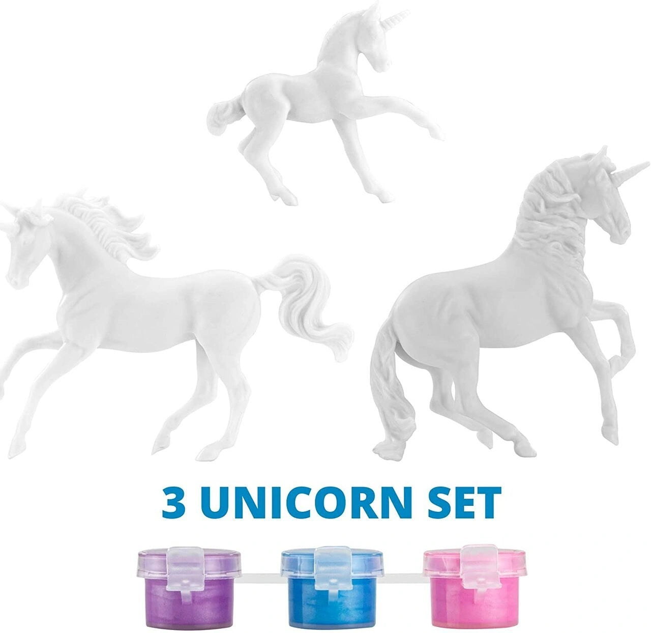 Breyer Horses Stablemate Series Unicorn Family Paint & Play Set 4262 - Hooves and Paws