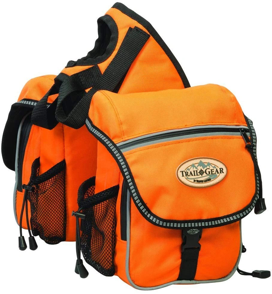 Weaver Leather Trail Gear Horse Equine Pommel Horn Bag - Hooves and Paws