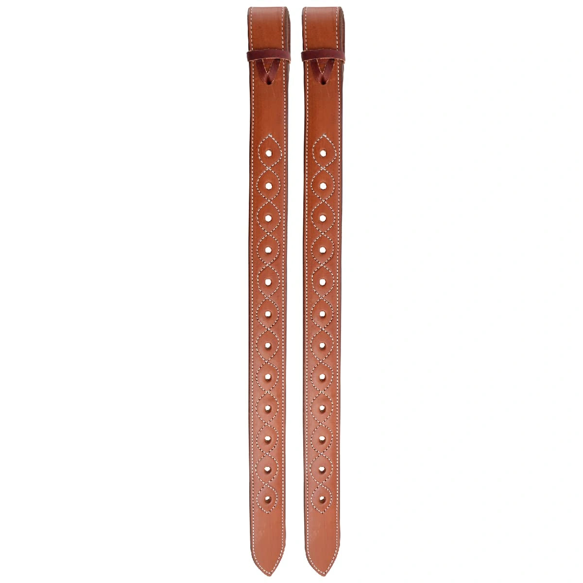 Martin Saddlery Flank Billet - Heavy-Duty Natural Skirting Leather, Doubled and Border-Stitched - Multiple Colors