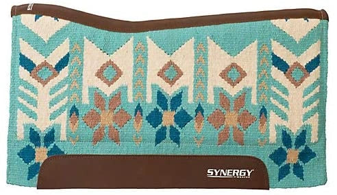 Weaver Leather Synergyâ„¢ Contoured Performance Saddle Pad 1" Thick 33" L x 38" W - Hooves and Paws