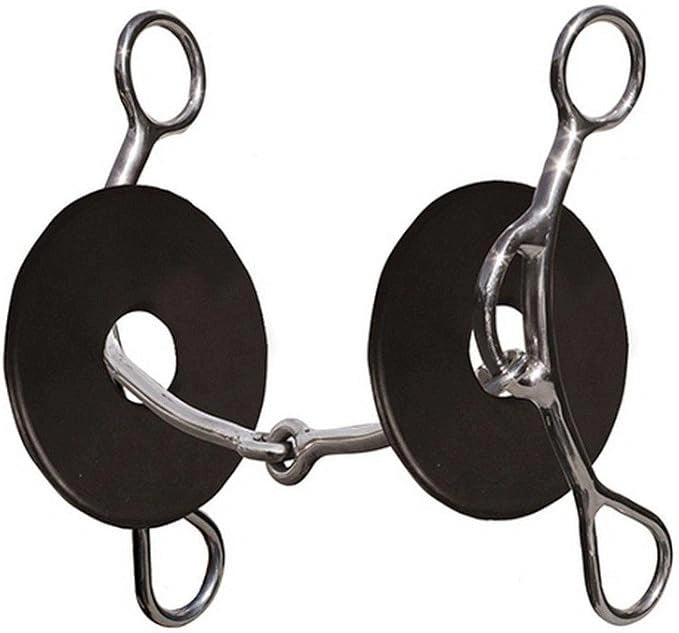 Professional's Choice Brittany 5â€ Shank Snaffle Gag - Hooves and Paws