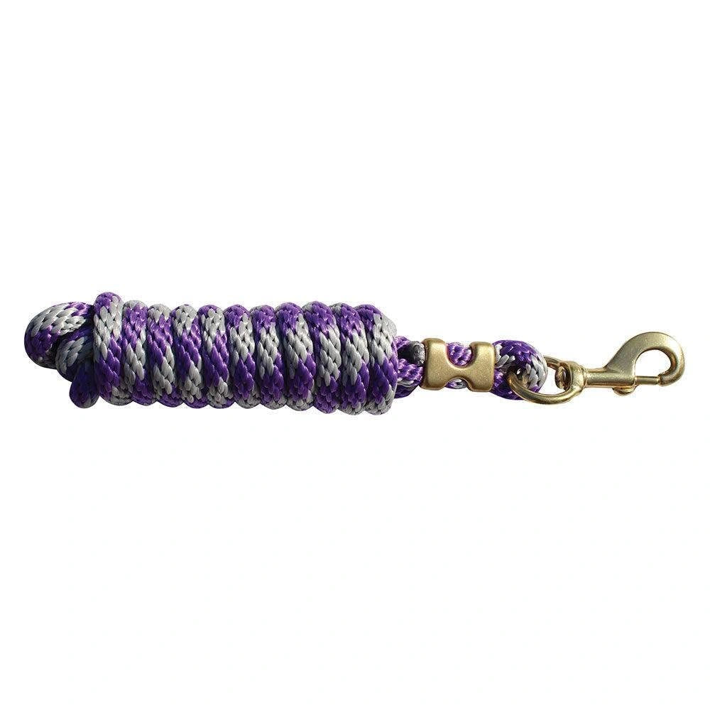 Professional's Choice 10ft Poly Lead Rope - Durable Polyester Horse Lead with Heavy-Duty Plunger Latch Hook - 10ft