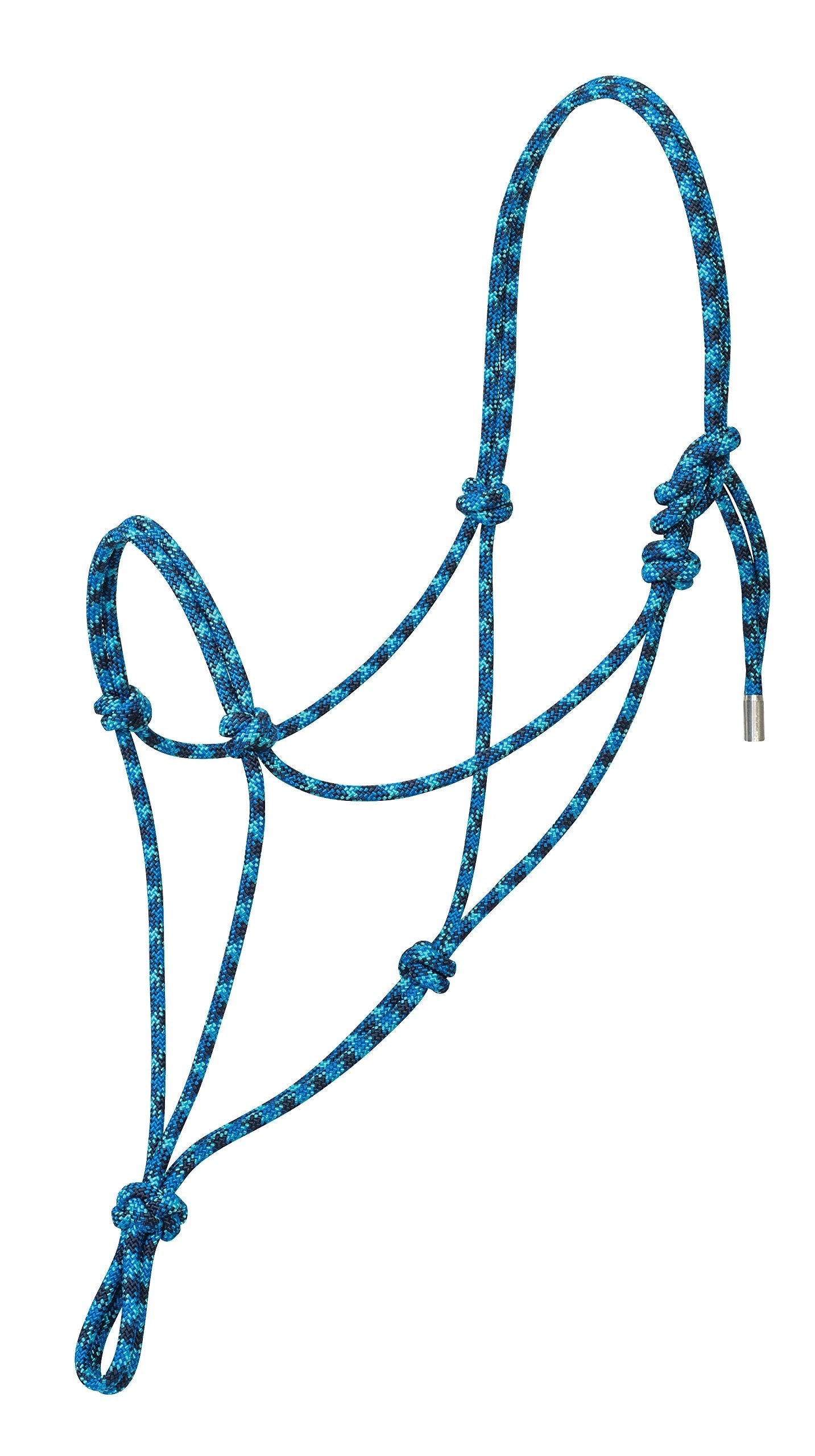 Weaver Leather Silvertip #95 Rope Halter – 5/16" Diamond Braid