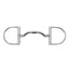 Myler 3 3/8" Medium Dee With Wide Ported Barrel Snaffle 5 Inch Mouth English Dee W/O Hooks Mb 33wl - Hooves and Paws