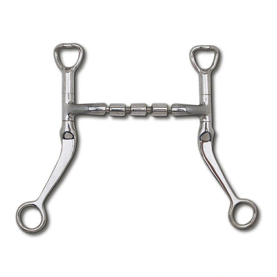 Myler Flat Shank With Sweet Iron Mullen Triple Barrel 4 3/4 Inch Mouth Curb Bit Mb 32 - 3 - Hooves and Paws