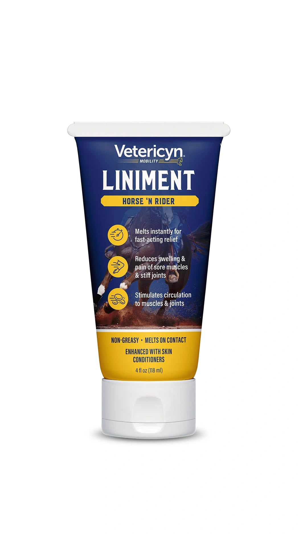 Vetricyn Mobility Horse & Rider Liniment - Fast Acting Muscle & Joint Relief for Equine & Human