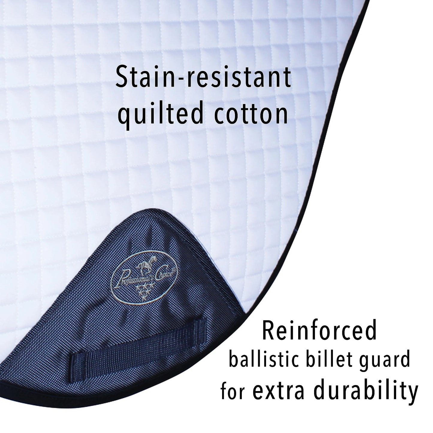 Professional's Choice VenTECH XC Cross Country Saddle Pad - Breathable & Durable 23" x 20"