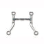 Myler Flat Shank With Sweet Iron Comfort Snaffle Wide Barrel 4 3/4 Inch Mouth Copper Inlay Mb 02 - Hooves and Paws