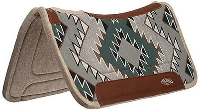 WEAVER Contoured Felt Saddle Pad - Hooves and Paws