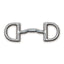 Myler 3 3/8" Medium Dee Without Hooks Forward Tilted Port Snaffle 5 Inch Mouth English Dee Mb 36 - Hooves and Paws