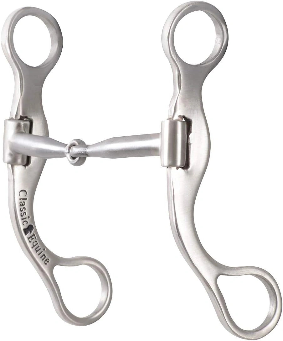 Classic Equine Straight Shank Bit - Smooth Bar Mouthpiece, 6" Cheek, 2-1/2" Purchase