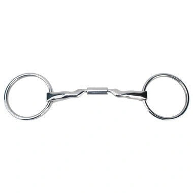 Myler Loose Ring Snaffle 6 Inch Mouth Copper Inlay Stainless Steel Mb 04 - 14mm - Hooves and Paws