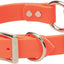Weaver Leather Terrain D.O.G. Brahma Webb Waterproof Hunting Dog Collar with Center Ring - 1" x 23", Blaze Orange