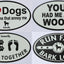 LoveWally Dog Lover Magnet For Your Car Truck Or Fridge - Hooves and Paws