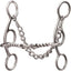 Professional's Choice Futurity 3-Piece Twisted Dog-Bone Short Action Gag Bit - 5.5" Sweet Iron, 5 3/4" Cheek
