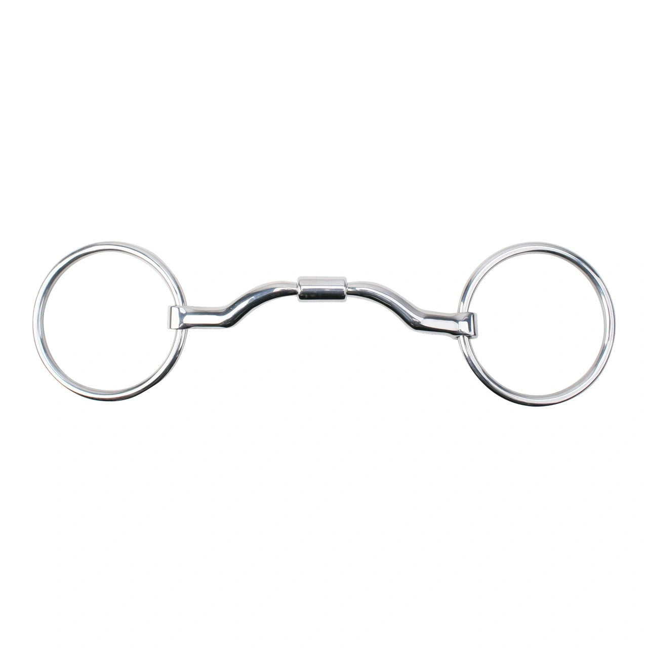 Myler Loose Ring Snaffle With Low Wide Ported Barrel 5 Inch Mouth Mb 33 Wl - Hooves and Paws
