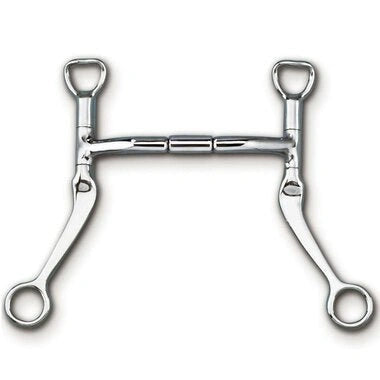 Myler Flat Shank With Sweet Iron Mullen Barrel 5 Inch Mouth Curb Bit Mb 32 - Hooves and Paws