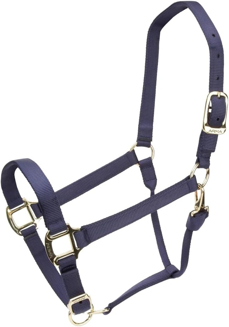 Shires ARMA Adjustable Horse Nylon Halter 10574 - Hooves and Paws