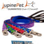 Dog Leash Lupine Pet Lifetime 6 Foot Lead 3/4" or 1" Puppy Original Designs - Hooves and Paws