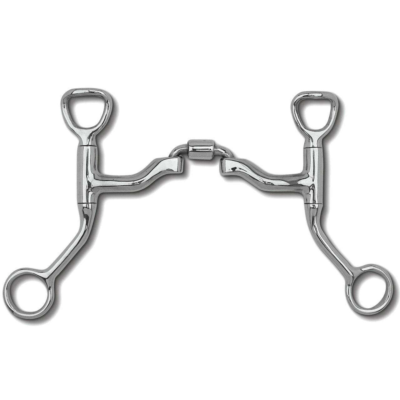 Myler Hbt Shank With Sweet Iron Correctional Ported Barrel Tom Thumb Snaffle 5 Inch Mouth Mb 41pb - Hooves and Paws