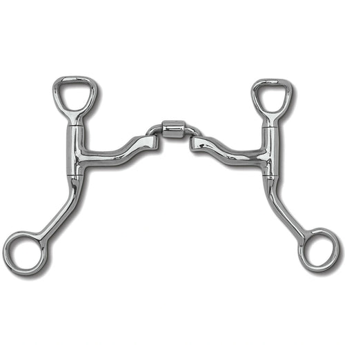 Myler Hbt Shank With Sweet Iron Correctional Ported Barrel Tom Thumb Snaffle 5 Inch Mouth Mb 41pb - Hooves and Paws