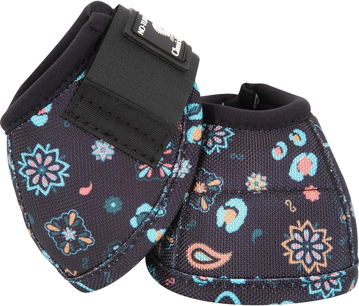 Classic Equine Dyno No-Turn Bell Boots - 2520 Denier DynoHyde Hoof Protection - Fun Colors and Patterns