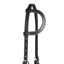 Weaver Leather Black Latigo Headstall - Doubled & Stitched with Water Tie Ends, Made in USA