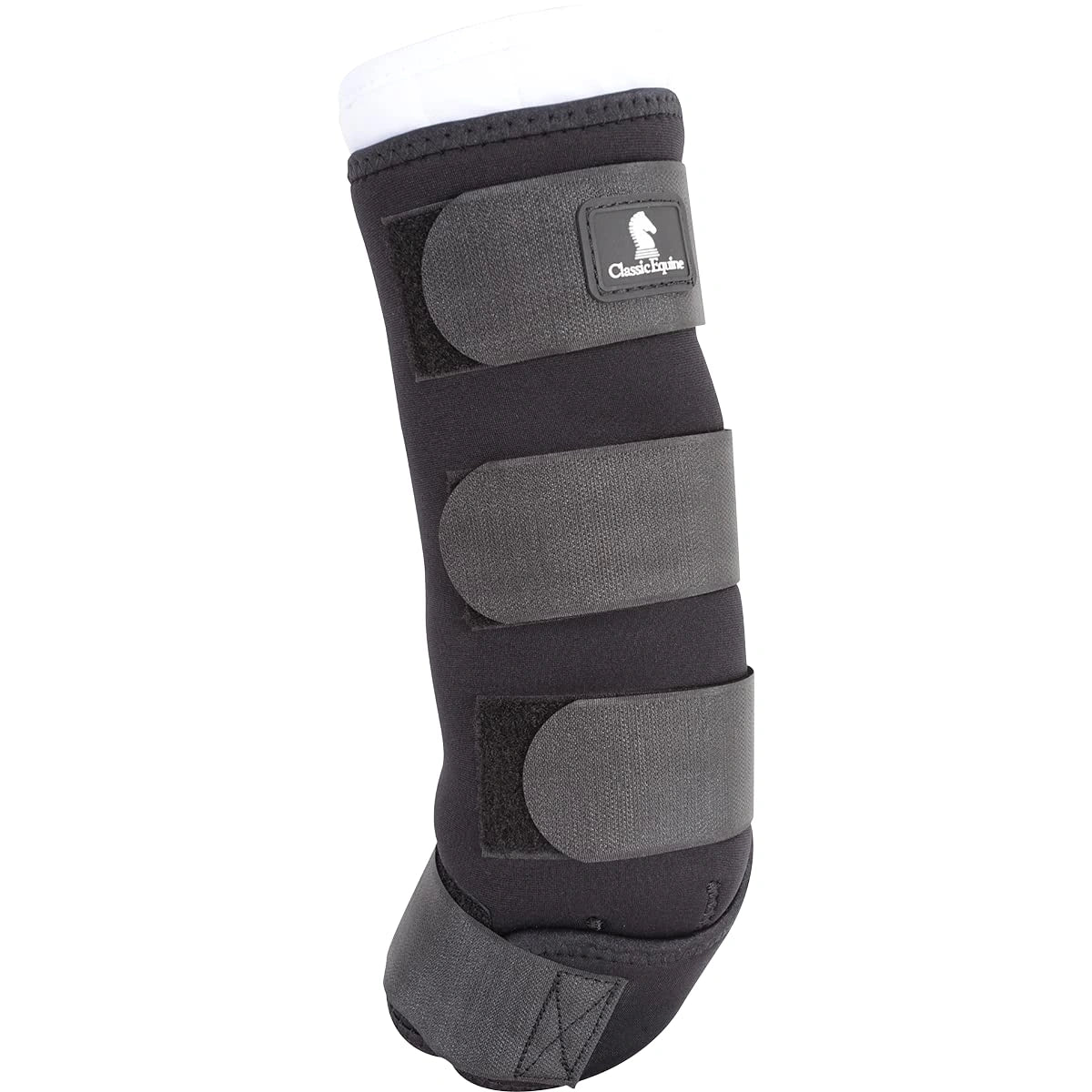 Classic Equine Quick Wraps - Neoprene Liniment & Poultice Application Bandages with Washable Terry Lining, Set of 2