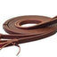 Weaver Leather Extra Heavy Harness Leather Split Reins - Golden Chestnut, 3/4" x 8' with Weighted Ends