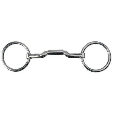 Myler Loose Ring Snaffle With 14mm Mullen Low Port Barrel 5 1/4 Inch Mouth Mb 06 - 14mm - Hooves and Paws