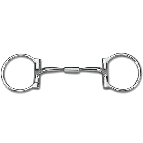 Myler Western Dee With Sweet Iron Comfort Snaffle Wide Barrel 5 Inch Mouth Copper Inlay Mb 02 - Hooves and Paws