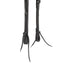 Weaver Leather Black Latigo Headstall - Doubled & Stitched with Water Tie Ends, Made in USA