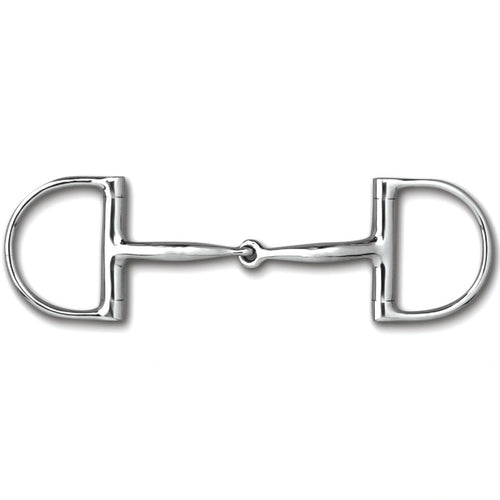Myler English Dee Without Hooks With Stainless Steel Snaffle 5 1/2 Inch Mouth Copper Inlay Stainless Steel Mb 09 - Hooves and Paws