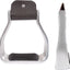 Martin Saddlery Aluminum Extra Wide Horse Riding Stirrups - Rubber Tread, 2" Deep Footbed, Pair