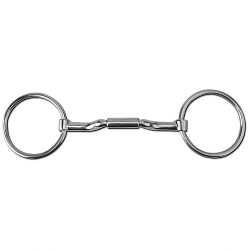 Myler Loose Ring Snaffle With 14mm Forward Tilted Port 5 1/2 Inch Mouth Mb36 - 14mm - Hooves and Paws