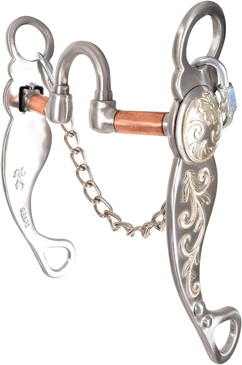 Classic Equine Les Vogt Roper Short Shank Correction Bit - 6 3/4" Shank
