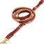 Weaver Leather Hermann Oak Russet Harness Leather Round Roper Reins - 3/4" x 8' with Solid Brass Snap