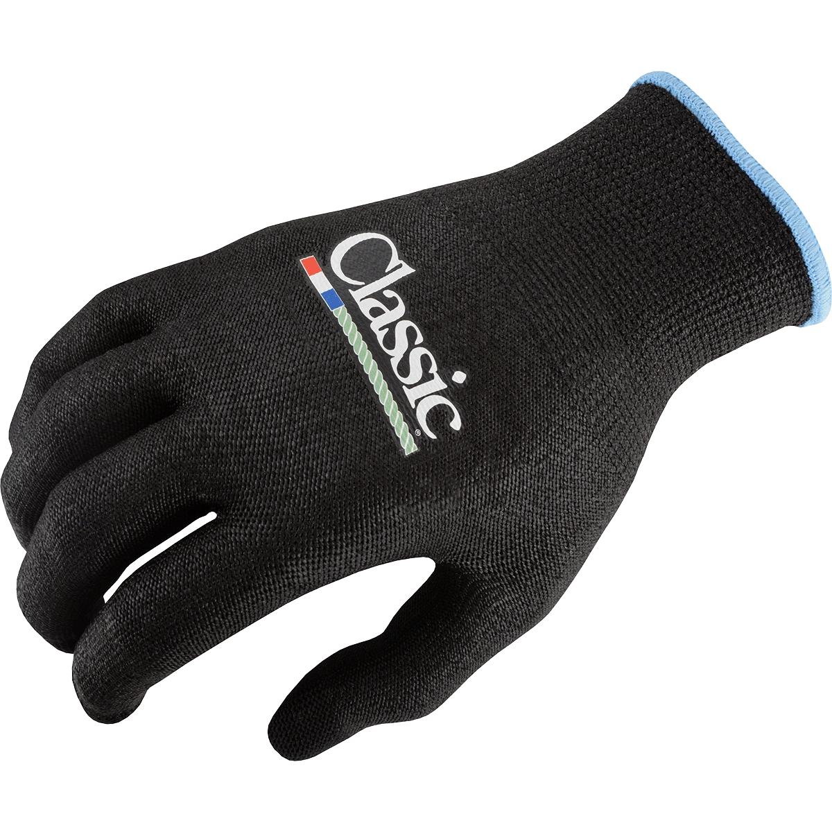 Classic Rope Company Classic Black Horse Equine Roping Glove - Hooves and Paws